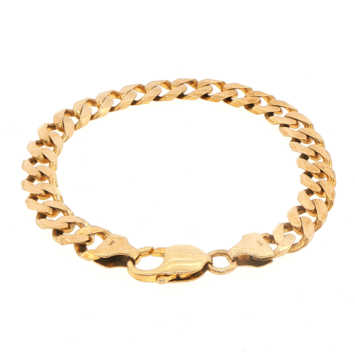 9ct Yellow Gold Curb Link Chain Bracelet - Mega Cash Sydney