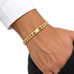 9ct Yellow Gold Curb Link Chain Bracelet - Mega Cash Sydney