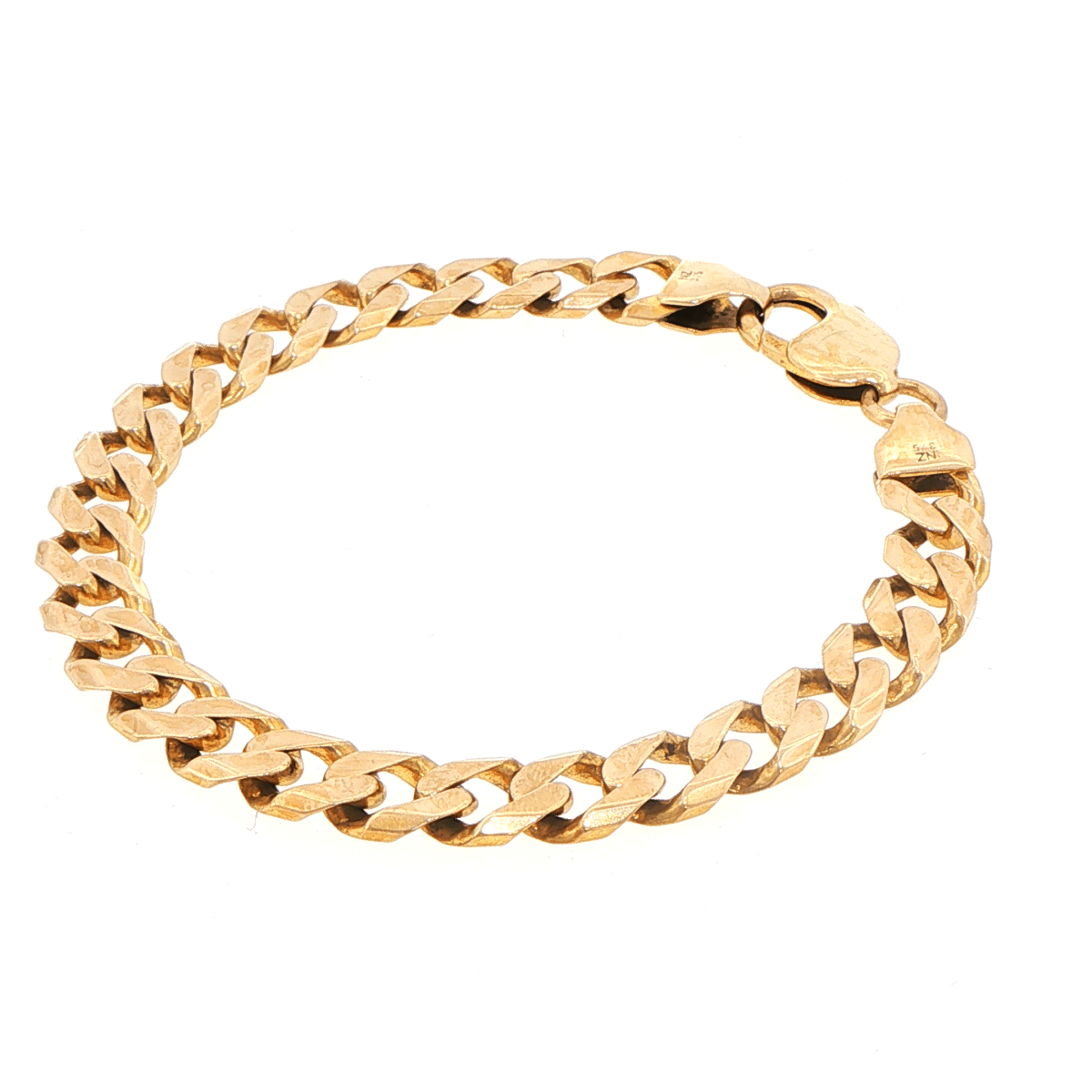 9ct Yellow Gold Curb Link Chain Bracelet - Mega Cash Sydney