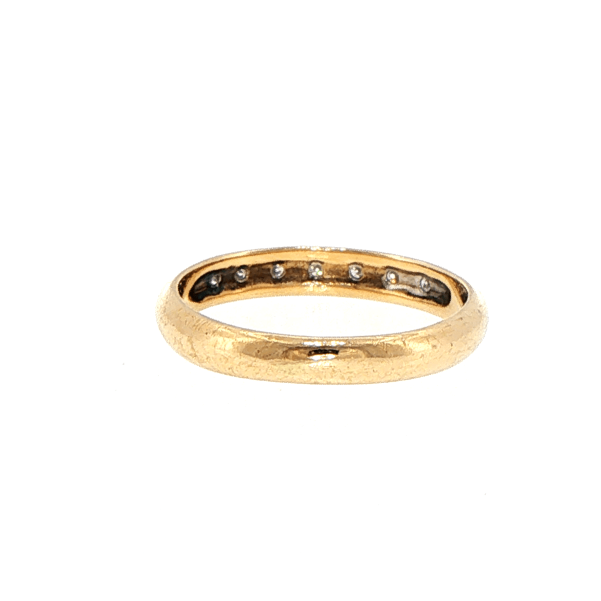 9ct Yellow Gold Diamond Band Ring - Mega Cash Sydney