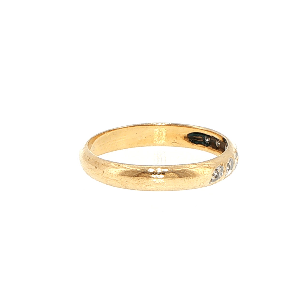 9ct Yellow Gold Diamond Band Ring - Mega Cash Sydney