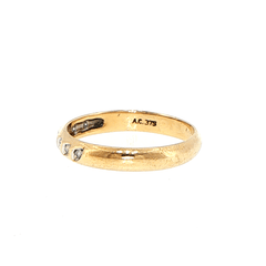 9ct Yellow Gold Diamond Band Ring - Mega Cash Sydney