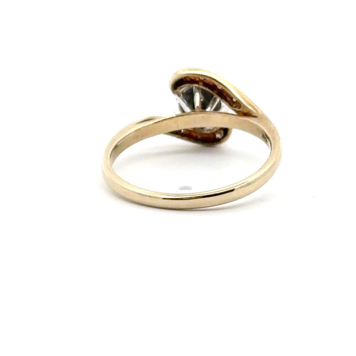 9ct Yellow Gold Diamond Bypass Cocktail Ring - Mega Cash Sydney