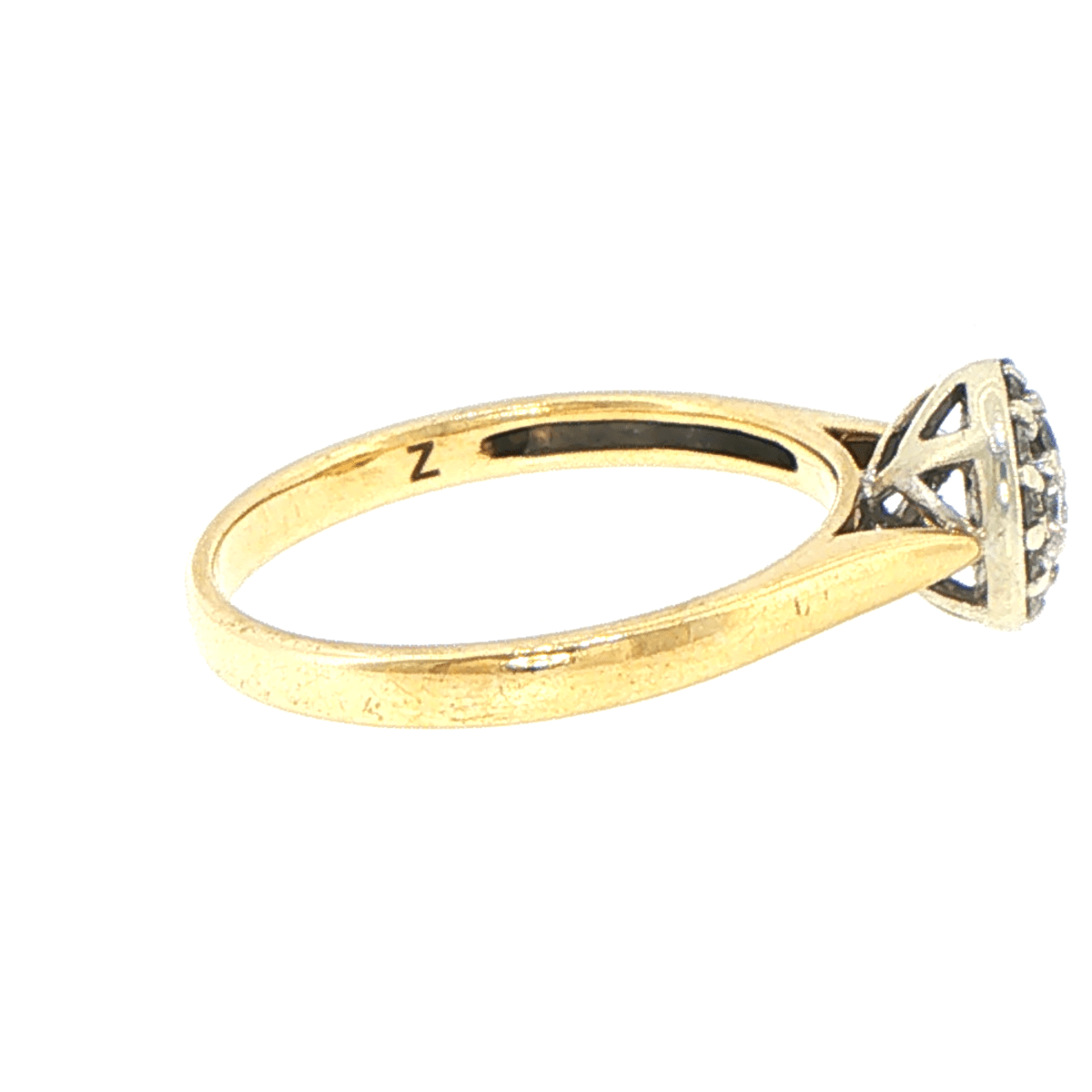 9ct Yellow Gold Diamond Circular Cluster Ring - Mega Cash Sydney