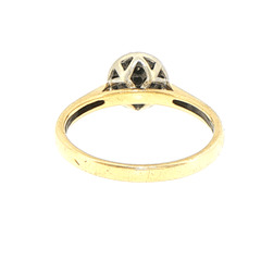 9ct Yellow Gold Diamond Circular Cluster Ring - Mega Cash Sydney