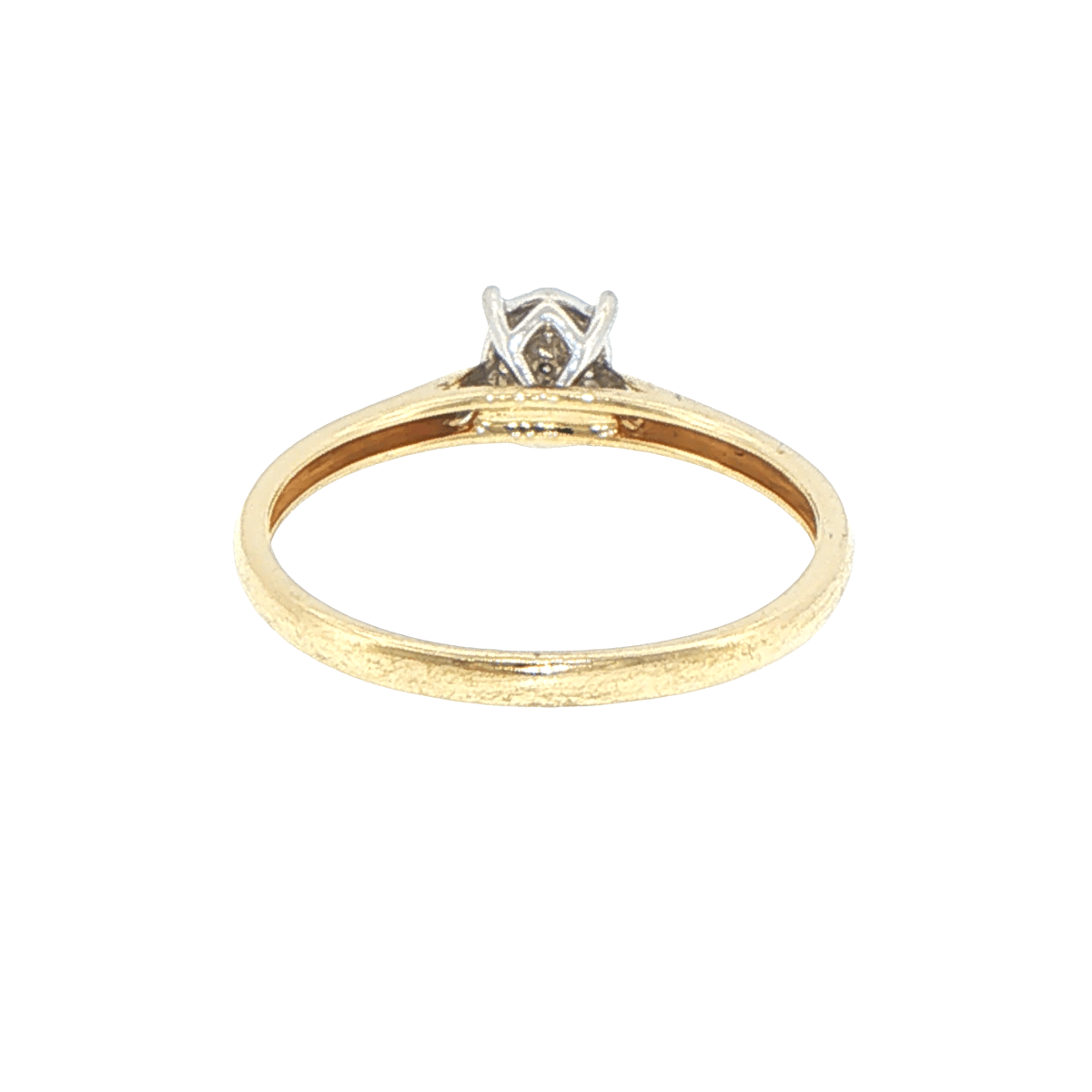 9ct Yellow Gold Diamond Cluster Multi-Stone Ring - Mega Cash Sydney