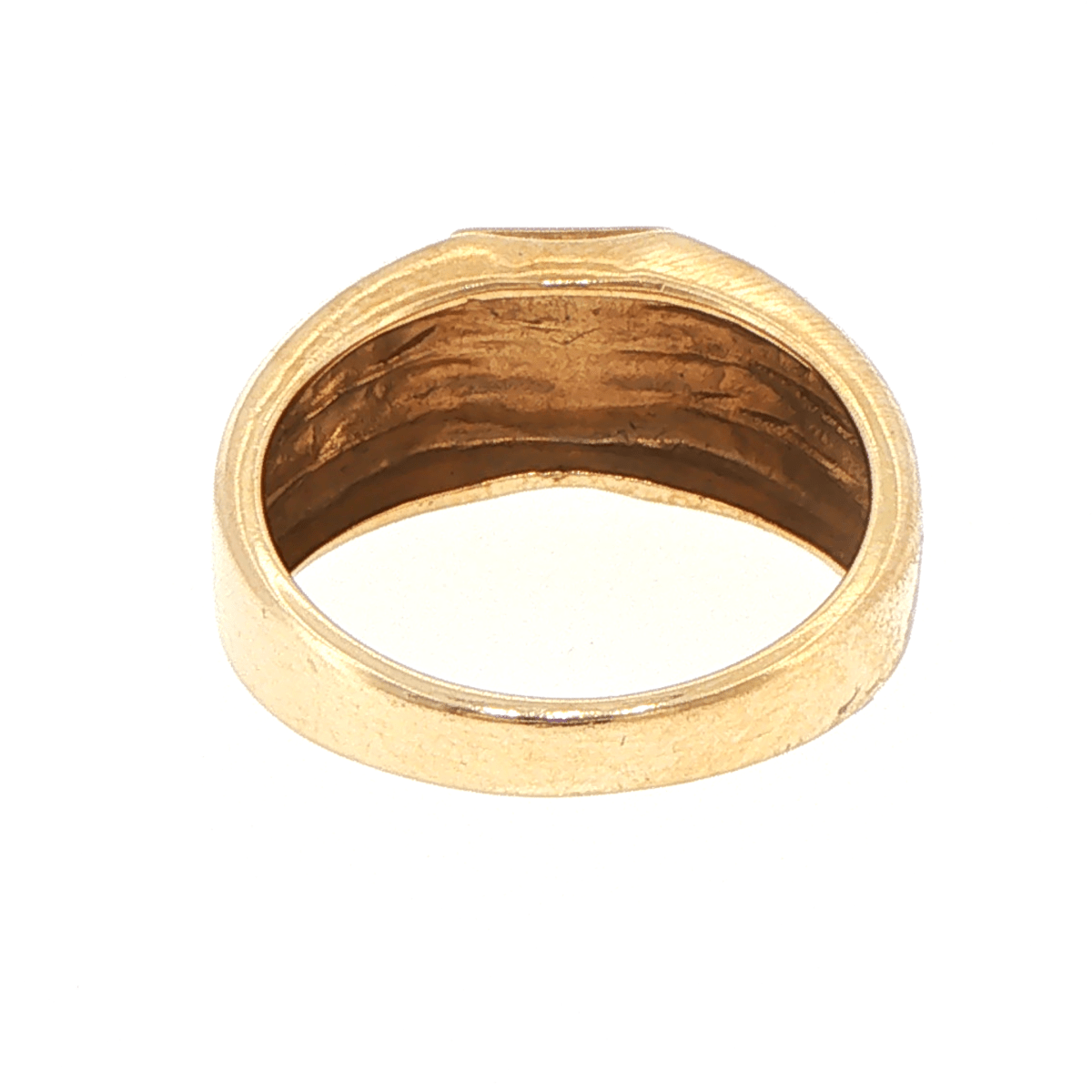 9ct Yellow Gold Diamond Cluster Signet Ring - Mega Cash Sydney