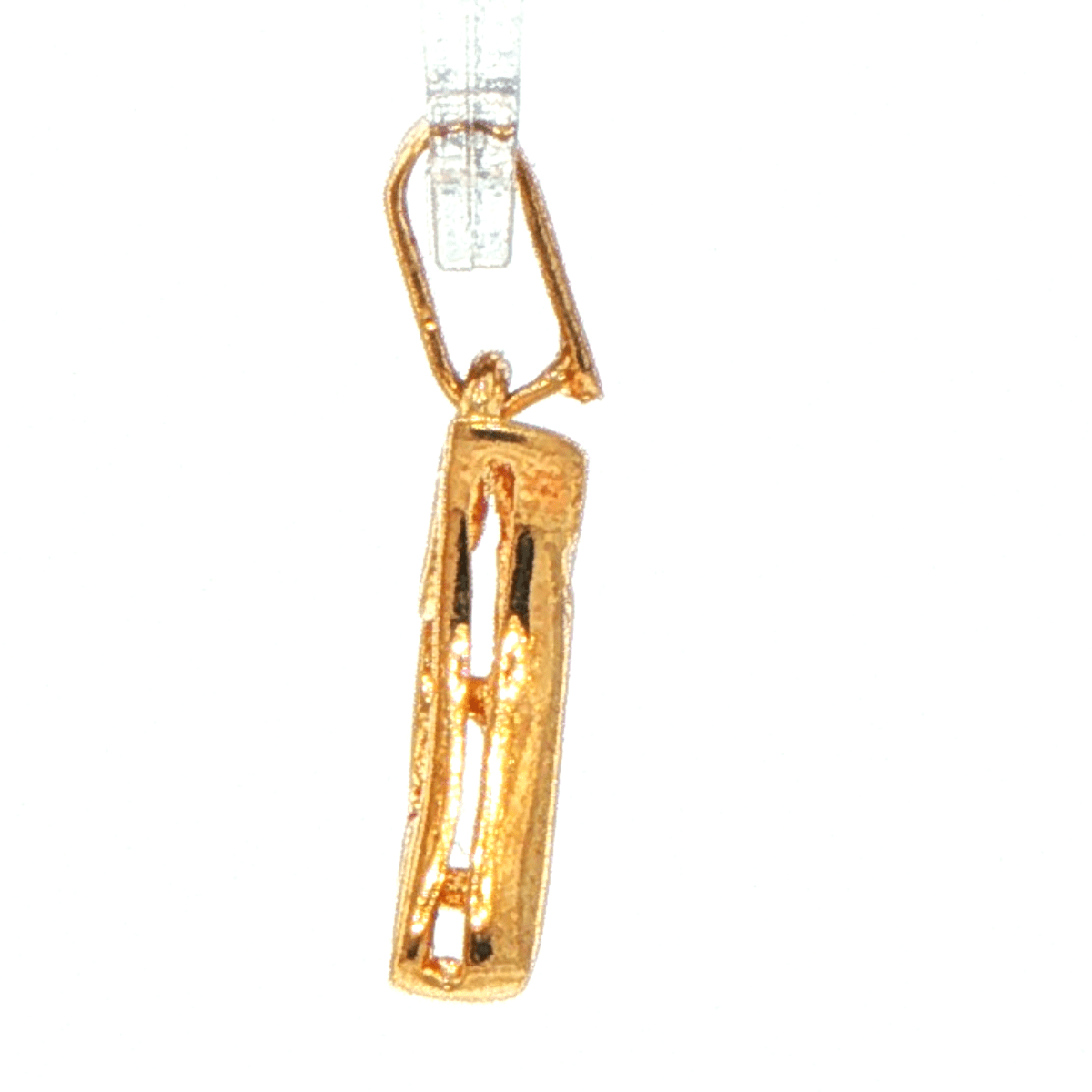 9ct Yellow Gold Diamond Initial K Pendant - Mega Cash Sydney