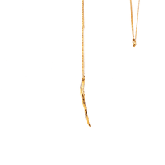 9ct Yellow Gold Diamond Swirl Pendant Necklace - Mega Cash Sydney
