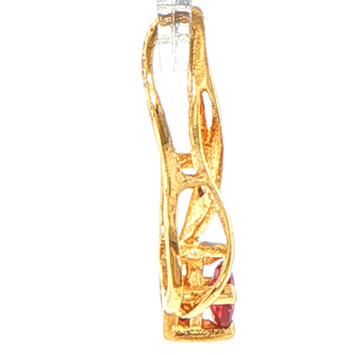 9ct Yellow Gold Diamond Teardrop Pendant - Mega Cash Sydney