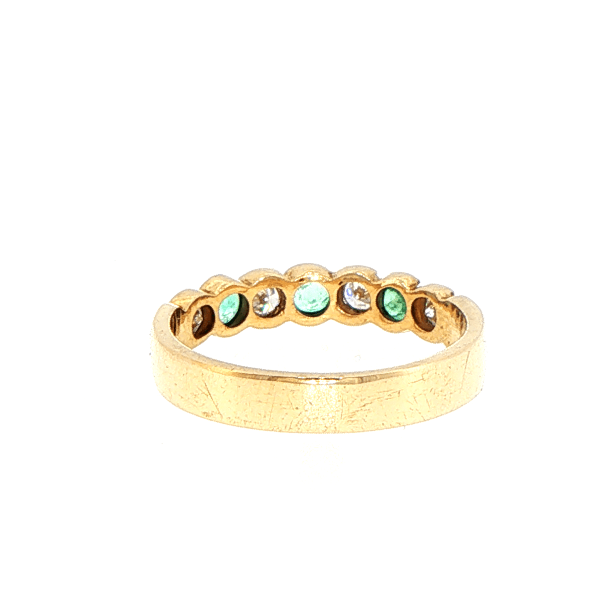 9ct Yellow Gold Diamond Wave Eternity Ring - Mega Cash Sydney