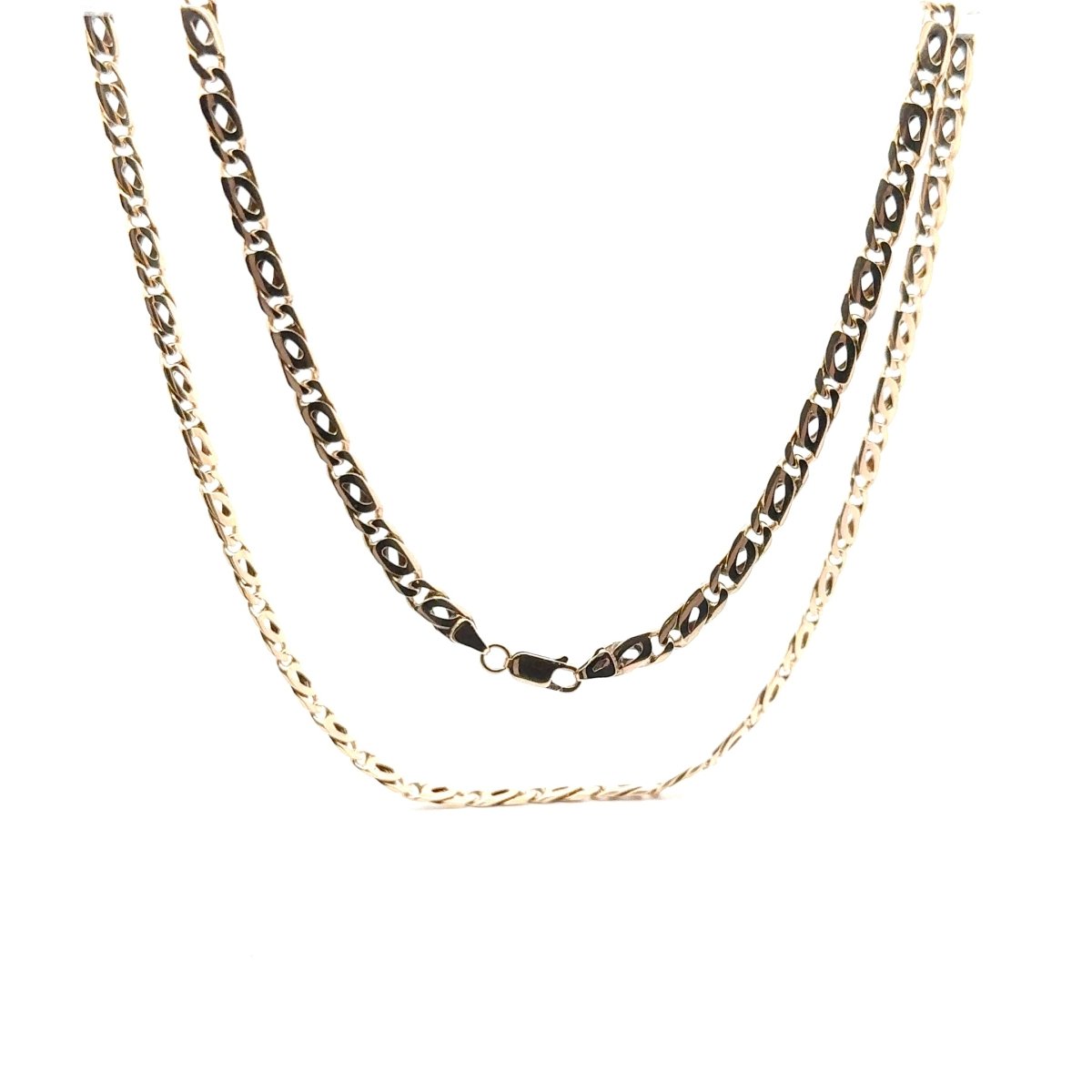 9ct Yellow Gold Fancy Link Chain Necklace - Mega Cash Sydney