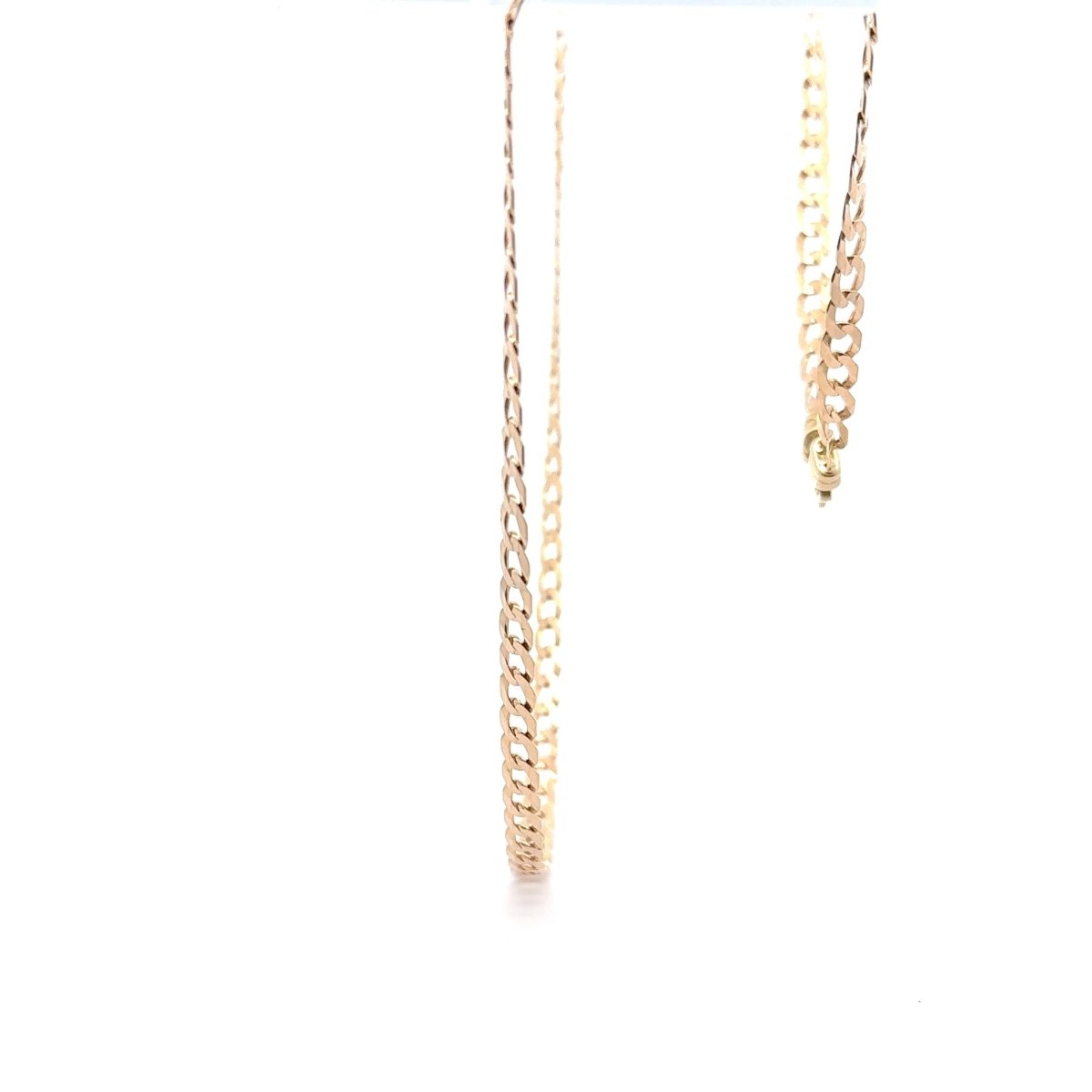 9ct Yellow Gold Flat Curb Chain Necklace - Mega Cash Sydney