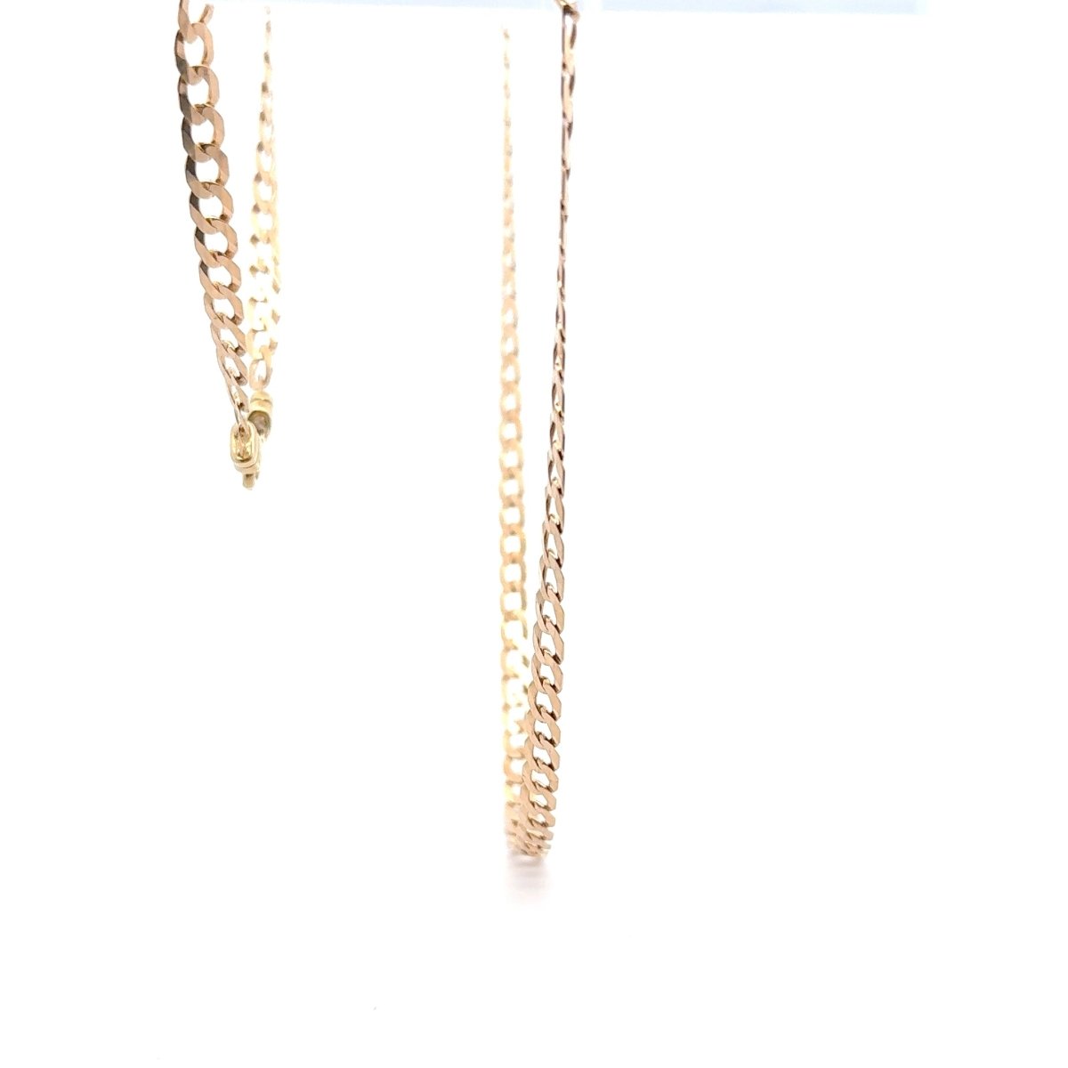 9ct Yellow Gold Flat Curb Chain Necklace - Mega Cash Sydney