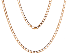 9ct Yellow Gold Flat Link Chain Necklace - Mega Cash Sydney