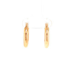 9ct Yellow Gold Hinged Hoop Earrings - Mega Cash Sydney