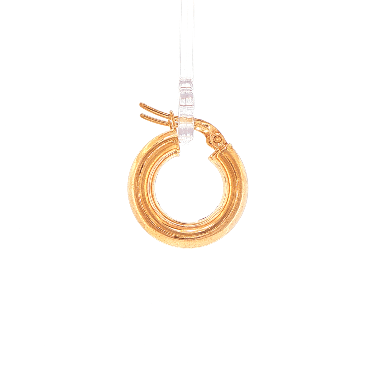9ct Yellow Gold Hinged Hoop Earrings - Mega Cash Sydney