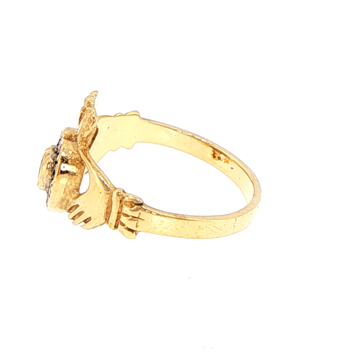 9ct Yellow Gold Irish Claddagh Ring - Mega Cash Sydney