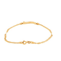 9ct Yellow Gold Mariner Chain ID Bracelet - Mega Cash Sydney
