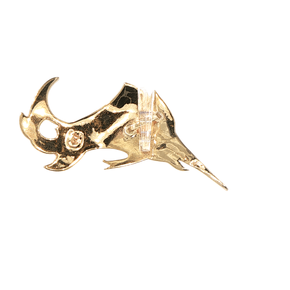 9ct Yellow Gold Marlin Fish Pendant - Mega Cash Sydney