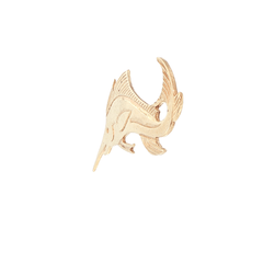 9ct Yellow Gold Marlin Fish Pendant - Mega Cash Sydney