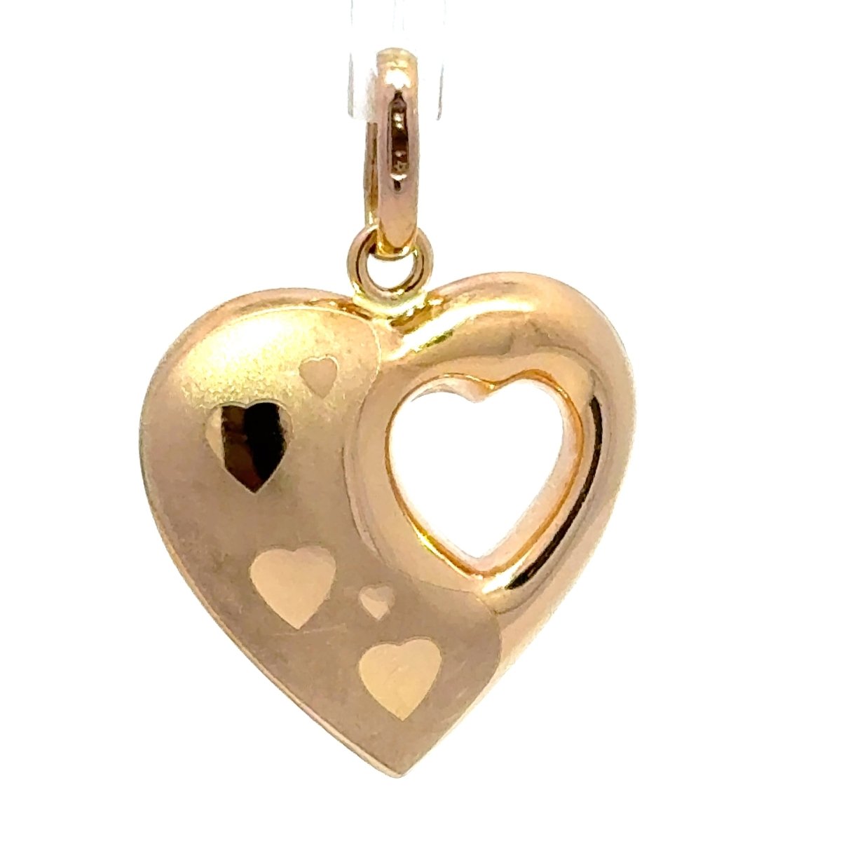 9ct Yellow Gold Multi-Heart Cutout Pendant - Mega Cash Sydney