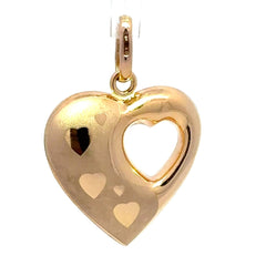 9ct Yellow Gold Multi-Heart Cutout Pendant - Mega Cash Sydney