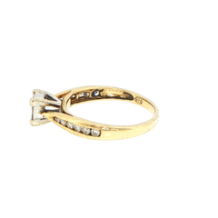 9ct Yellow Gold Quad Diamond Engagement Ring - Mega Cash Sydney