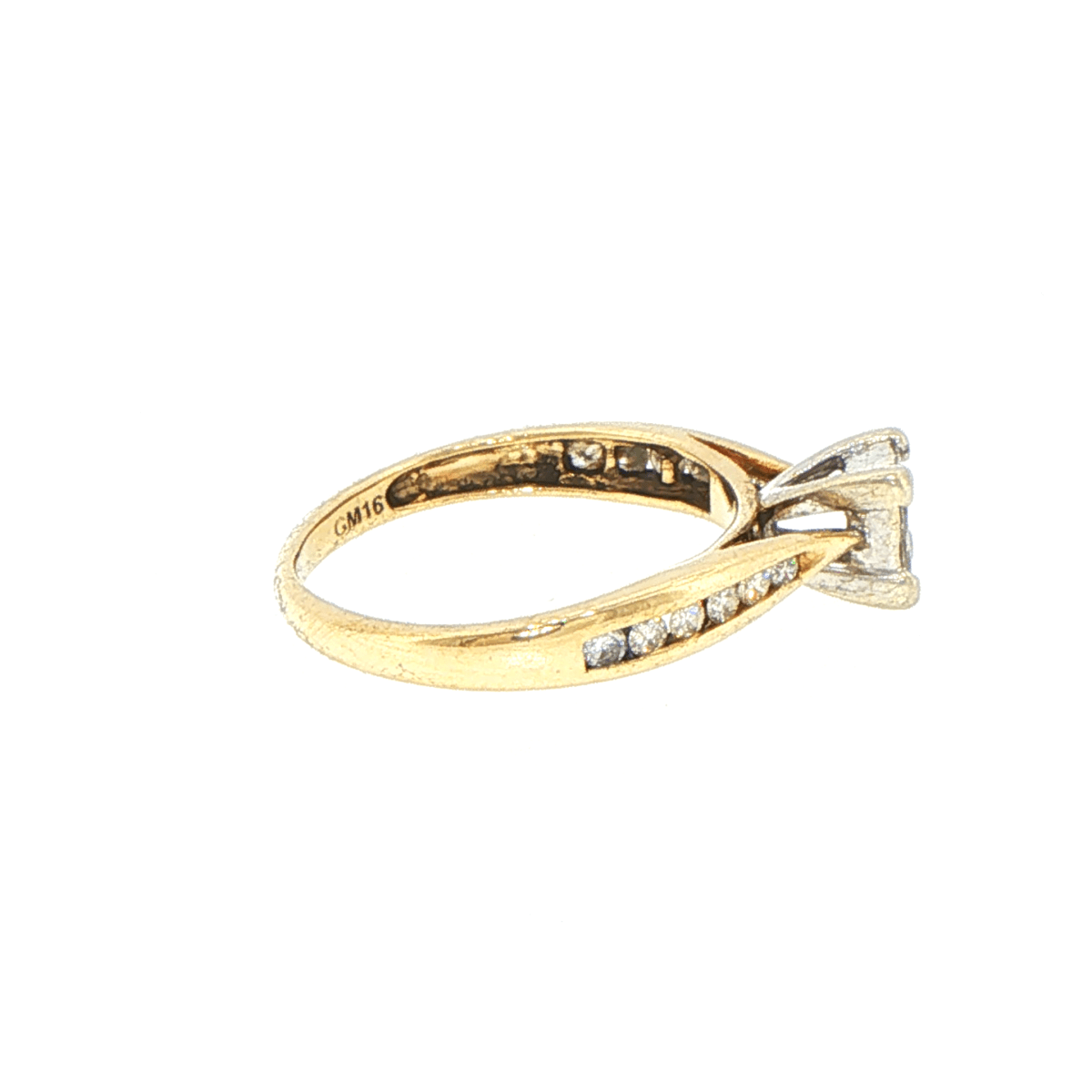 9ct Yellow Gold Quad Diamond Engagement Ring - Mega Cash Sydney