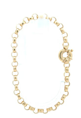 9ct Yellow Gold Rolo Chain Bracelet with Oversized Clasp - Mega Cash Sydney