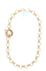9ct Yellow Gold Rolo Chain Bracelet with Oversized Clasp - Mega Cash Sydney