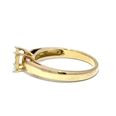 9ct Yellow Gold Square Diamond Cluster Ring - Mega Cash Sydney