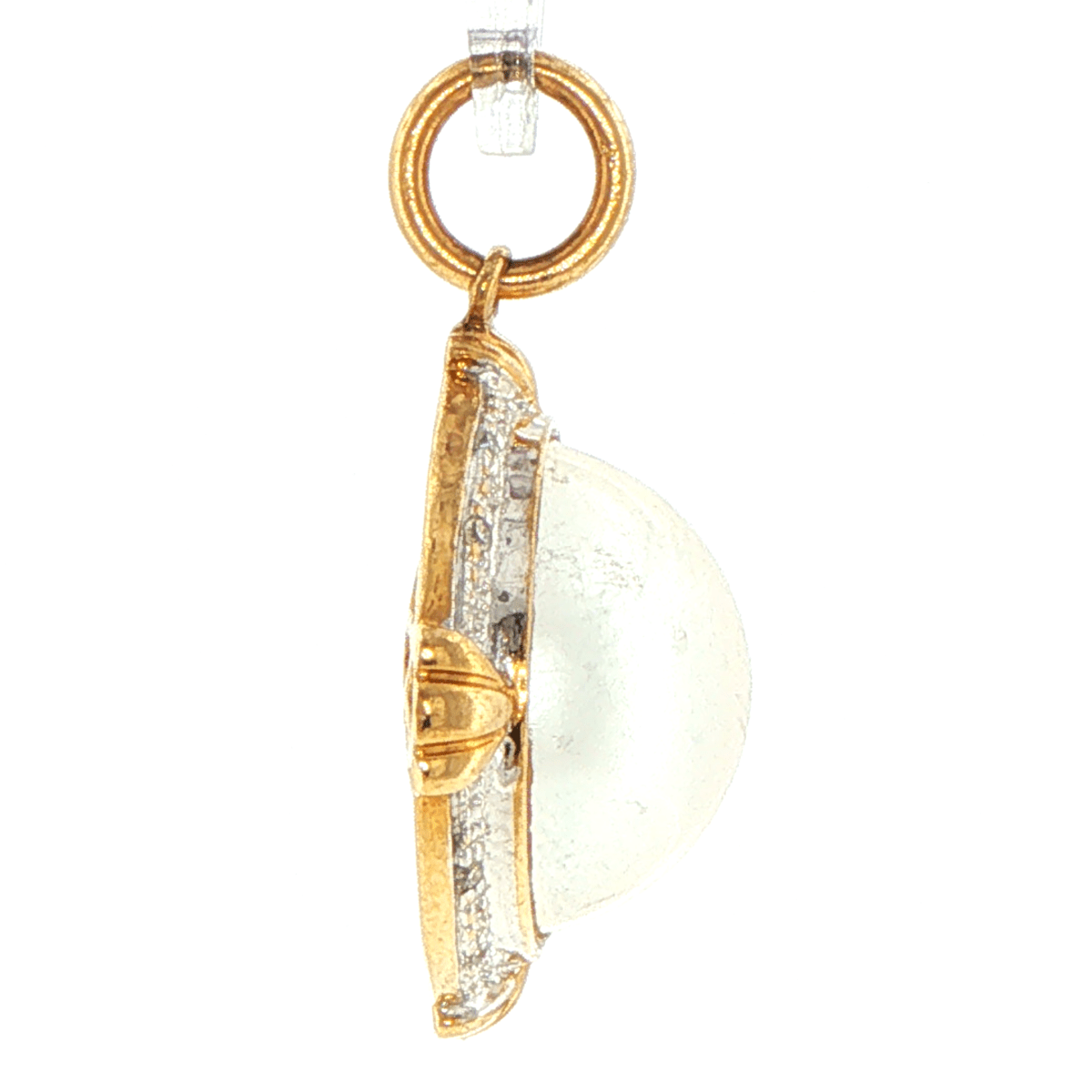 9ct Yellow Gold Vintage-Inspired Halo Pendant - Mega Cash Sydney