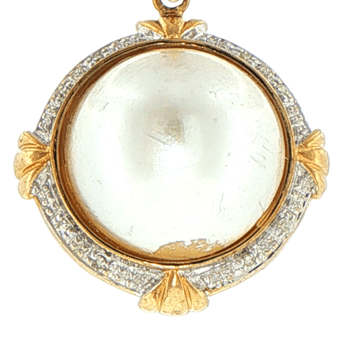 9ct Yellow Gold Vintage-Inspired Halo Pendant - Mega Cash Sydney