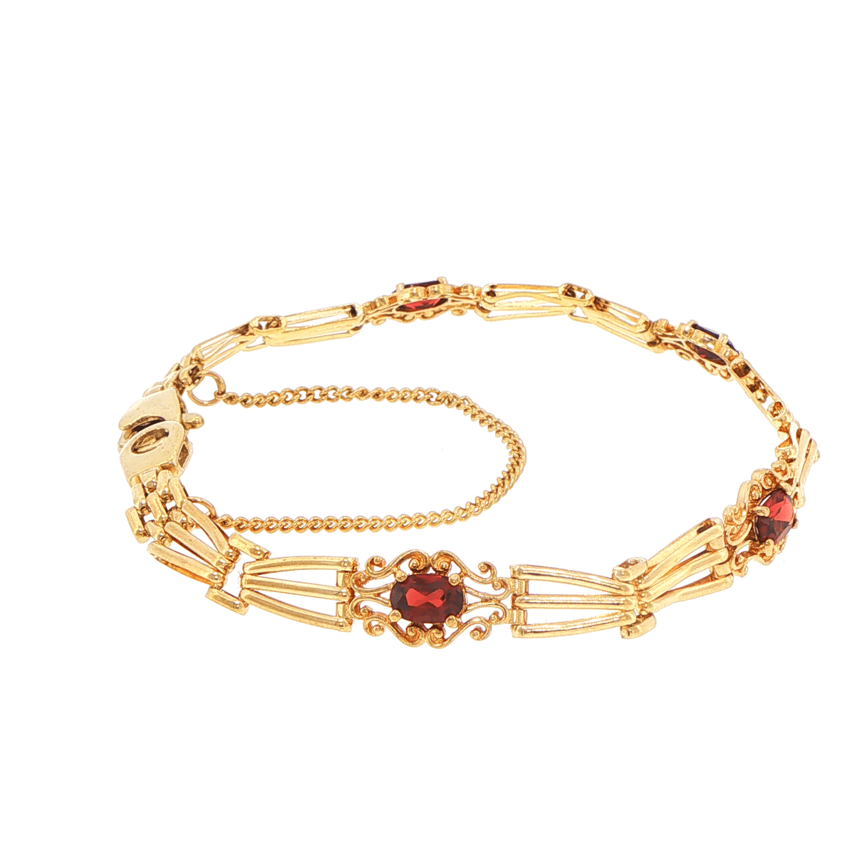 9ct Yellow Gold Vintage-Style Link Bracelet - Mega Cash Sydney