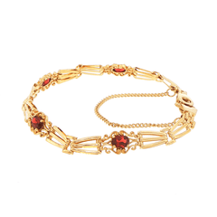 9ct Yellow Gold Vintage-Style Link Bracelet - Mega Cash Sydney
