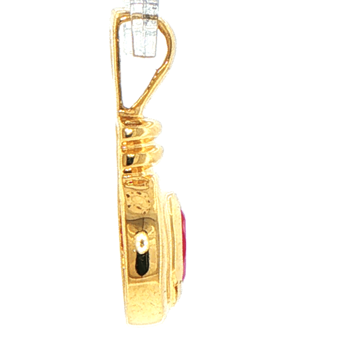 9ct Yellow Gold Vintage-Style Oval Pendant - Mega Cash Sydney