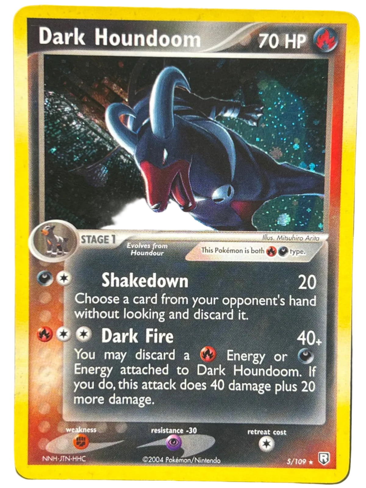 Pokémon - Dark Houndoom Holo 5/109 Ex Team Rocket Returns