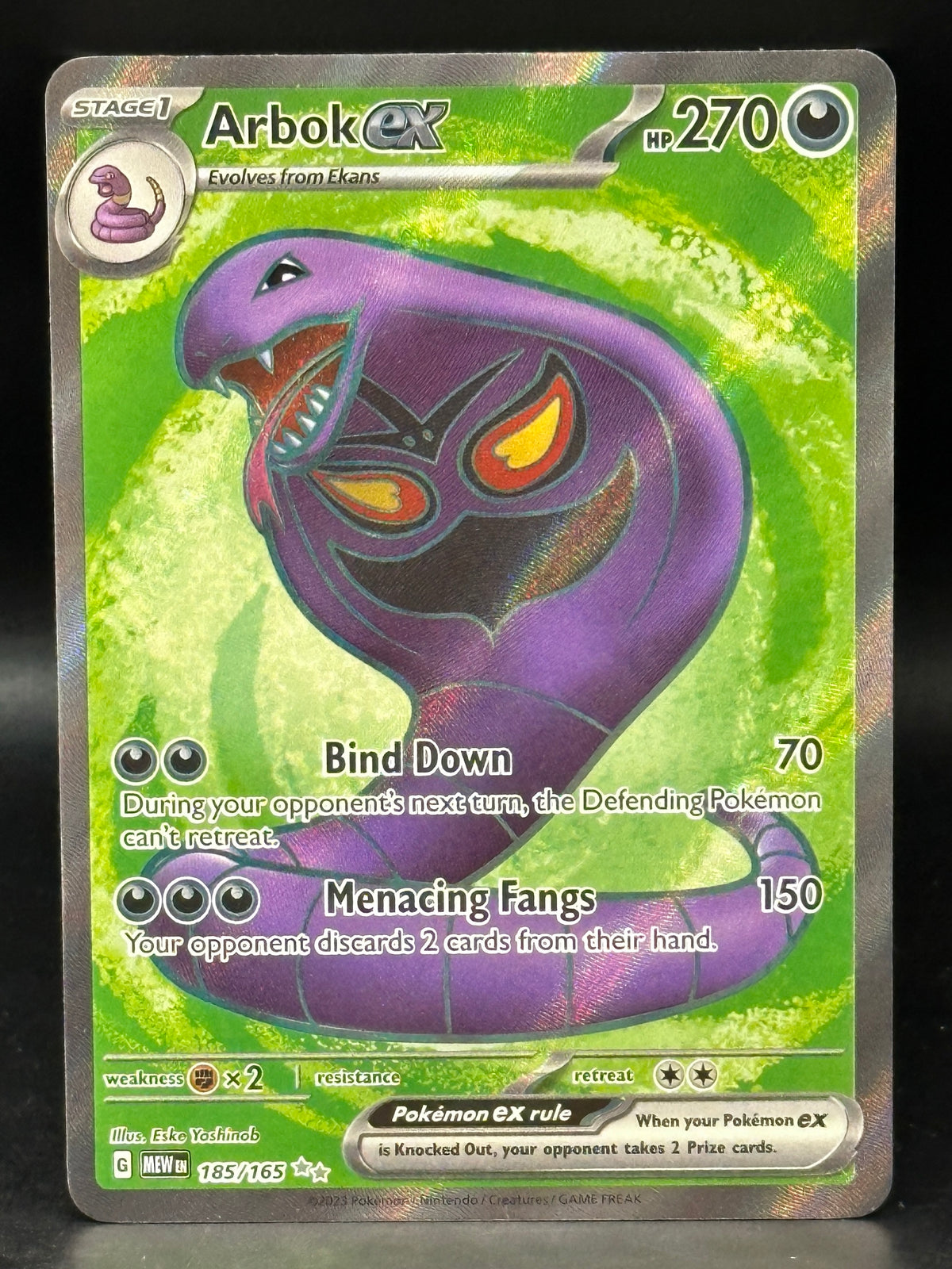 Arbok EX - 151 - 185/165