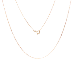 9ct Yellow Gold Delicate Figaro 3:1 Chain Necklace