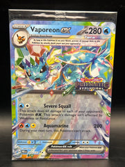 Vaporeon EX 023/131  Prismatic Evolutions Stamped Promo