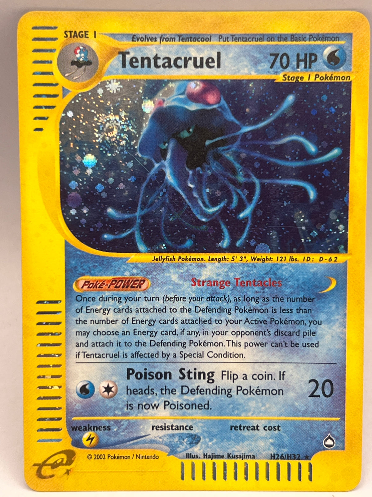 Pokémon - Tentacruel H26/H32 Holo Aquapolis