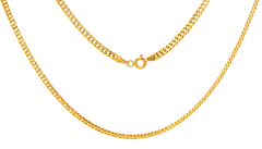 18ct Yellow Gold Classic Curb Chain Necklace
