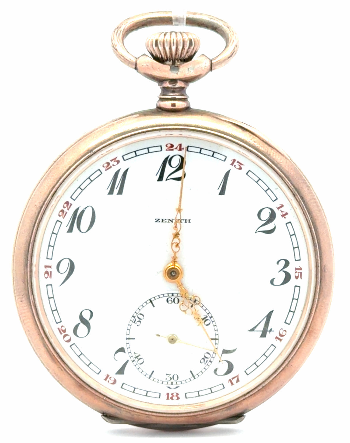 Vintage Zenith Silver Pocket Watch