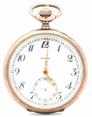 Vintage Zenith Silver Pocket Watch