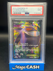 PSA 9 Gengar EX 114/119 XY Phantom Forces