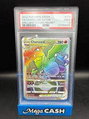 PSA 9 Charizard VSTAR 174/172 Brilliant Stars