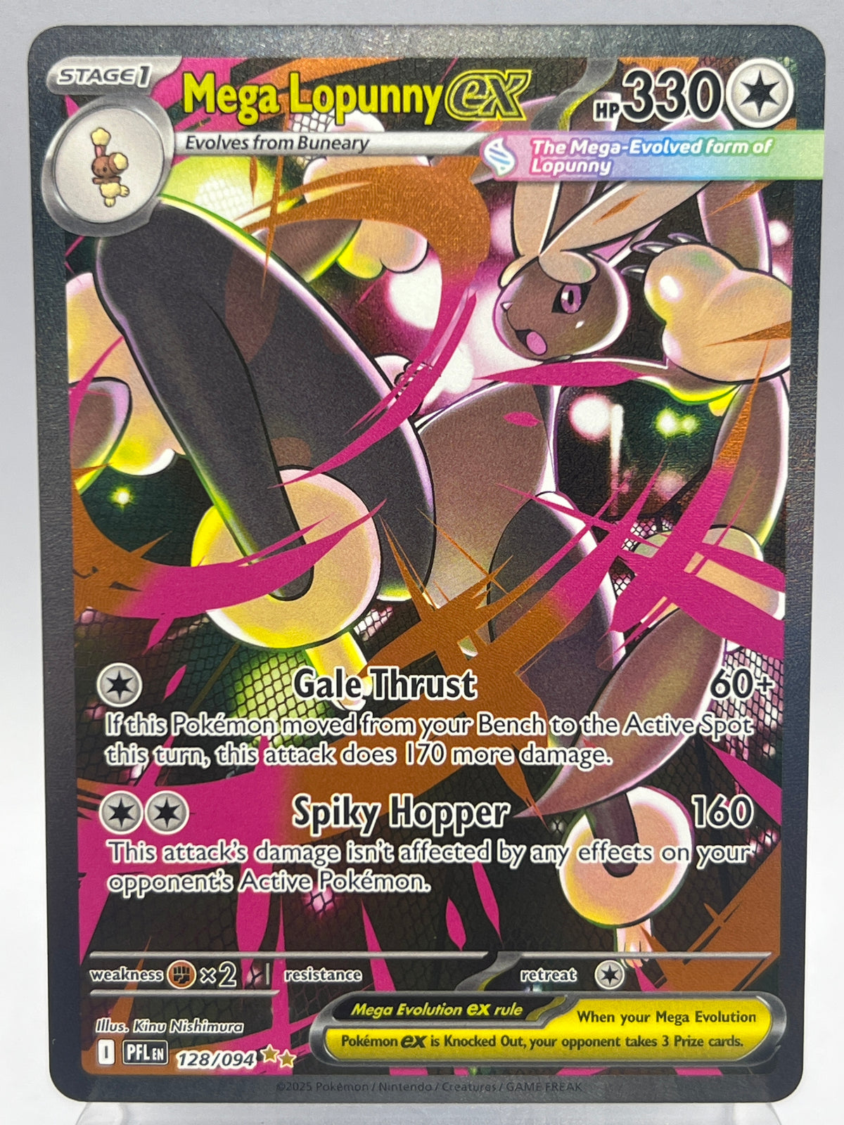 Pokémon - Mega Lopunny Ex 128/094 Phantasmal Flames