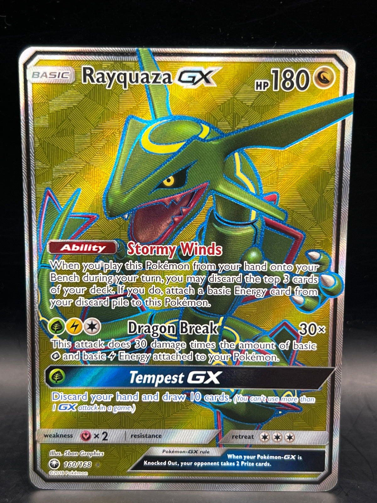 Rayquaza GX 160/168 CELESTIAL STORM