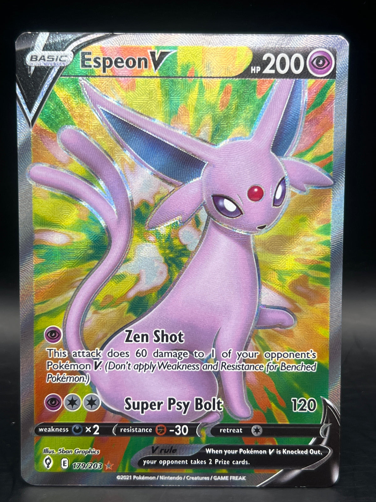 Espeon V 179/203 Evoving Skies